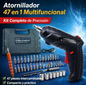 Atornillador 47 en 1 Multifuncional – Kit Completo de Precisión